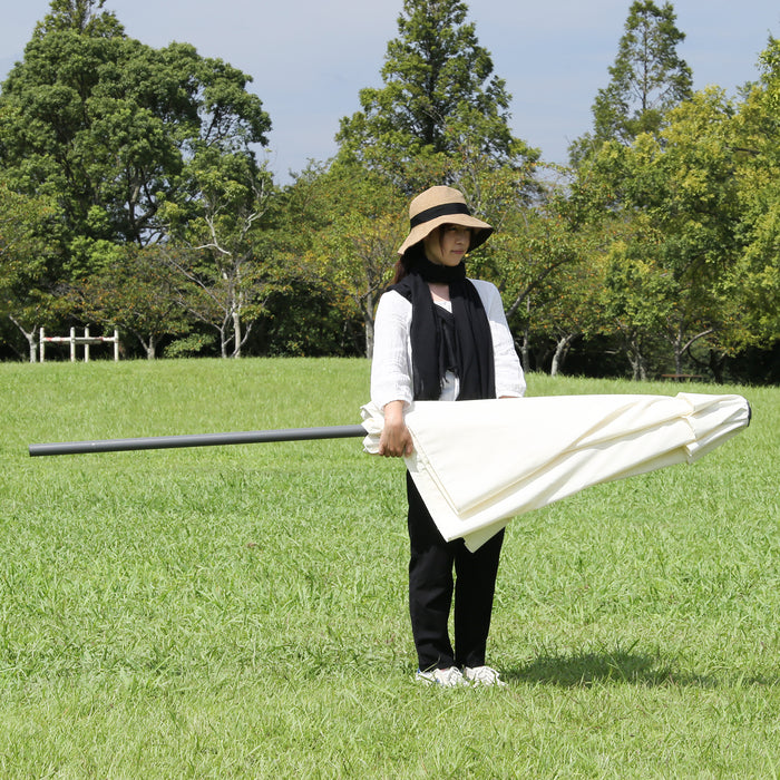 調整簡単!軽くて丈夫なガーデンパラソル240cm:送料無料