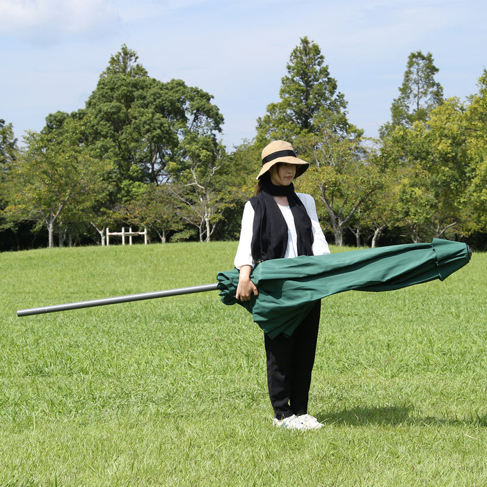 調整簡単!軽くて丈夫なガーデンパラソル270cm:送料無料