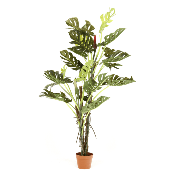 室内をおしゃれにする鉢植えタイプフェイクグリーン スプリット幅80cm 大型：送料無料